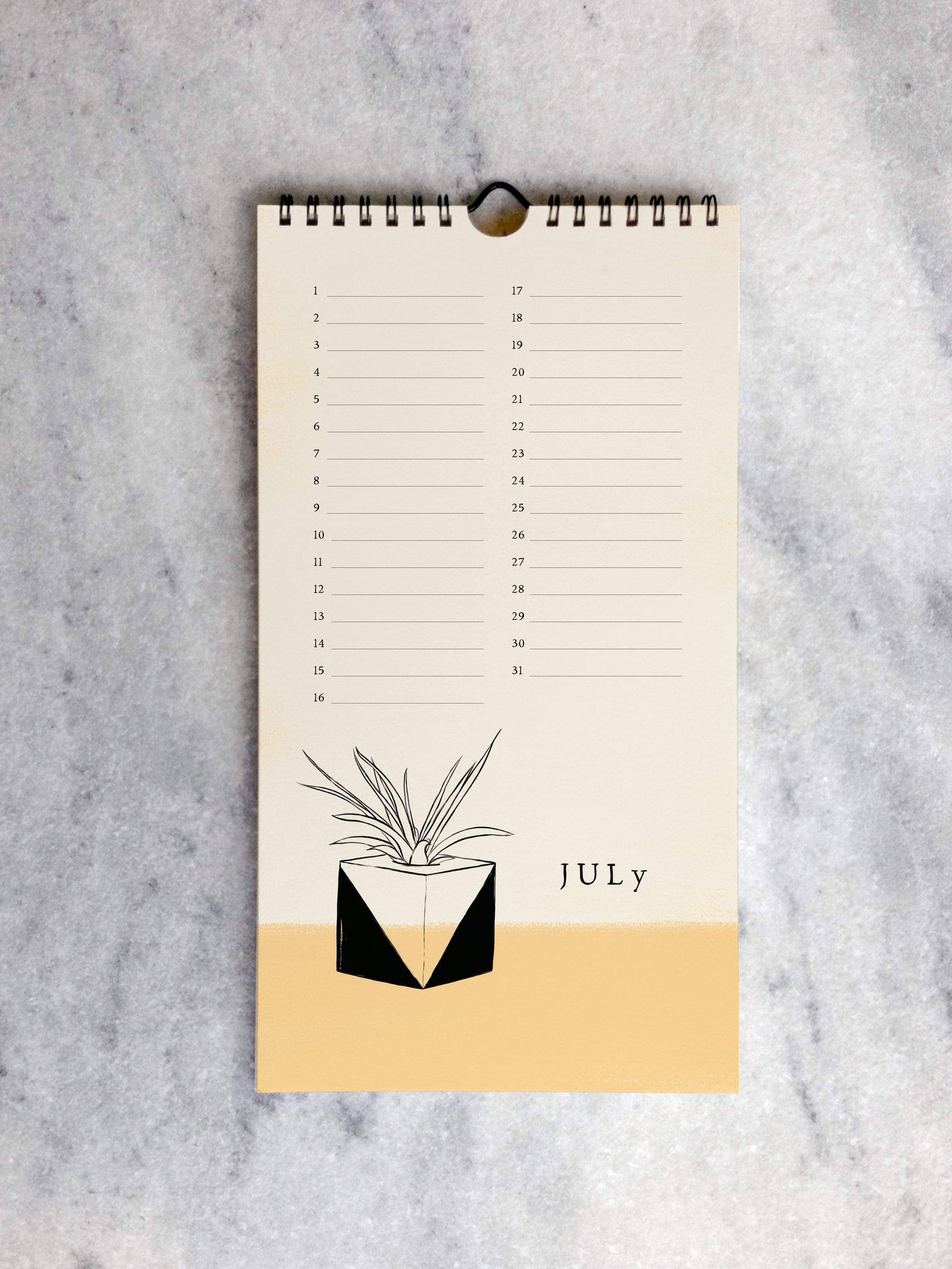 Favorite Story - Wholesale Calendar - Celebration Calendar, House Plants4