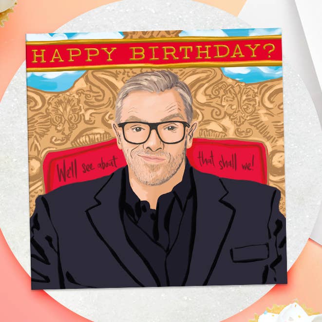 Joyeux Anniversaire - MAÎTRE DE TÂCHE - Carte de Vœux pour la vente par Dandelion Stationery