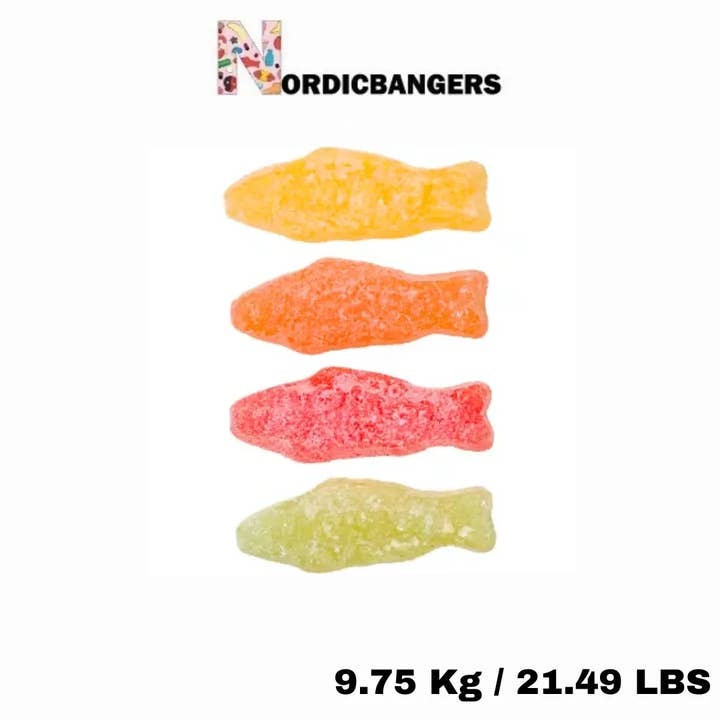 Nordicbangers - Swedish Candy – wholesale Gelégodis – Swedish Candy - Malaco - Sourish Pastel Fisk