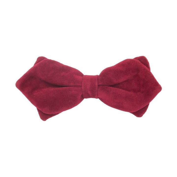 Gravata borboleta de veludo por atacado de Heirlooms New York