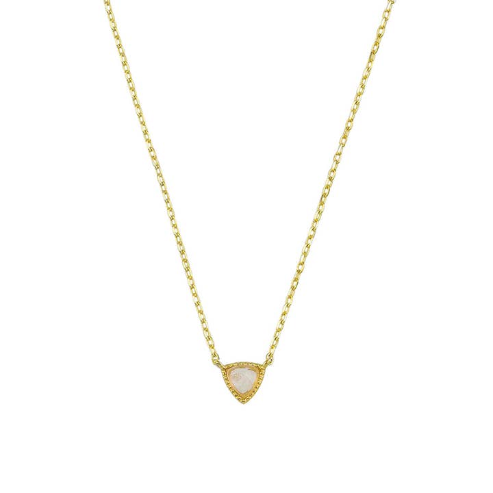 Reeta Halskette Sterling Silber - Gold für den Großhandel von Jolie & Deen