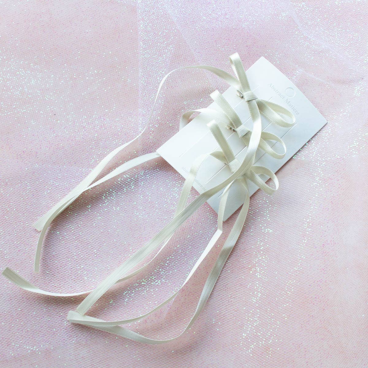 Tiepology – wholesale Hårrosett - Dam – Satinband hårbågstiftsats0