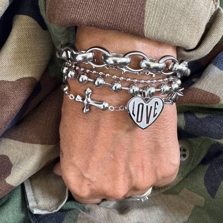 Sosobella Designs - Wholesale Charm/Dangle Bracelet - Cross Chain Bracelet4