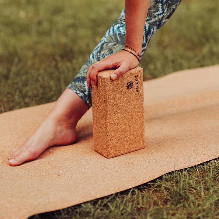 Pierre Sports – Engroshandel Yogablok – Yoga blok i kork – lavet i Portugal – 22,5 x 12 x 7,5 cm1