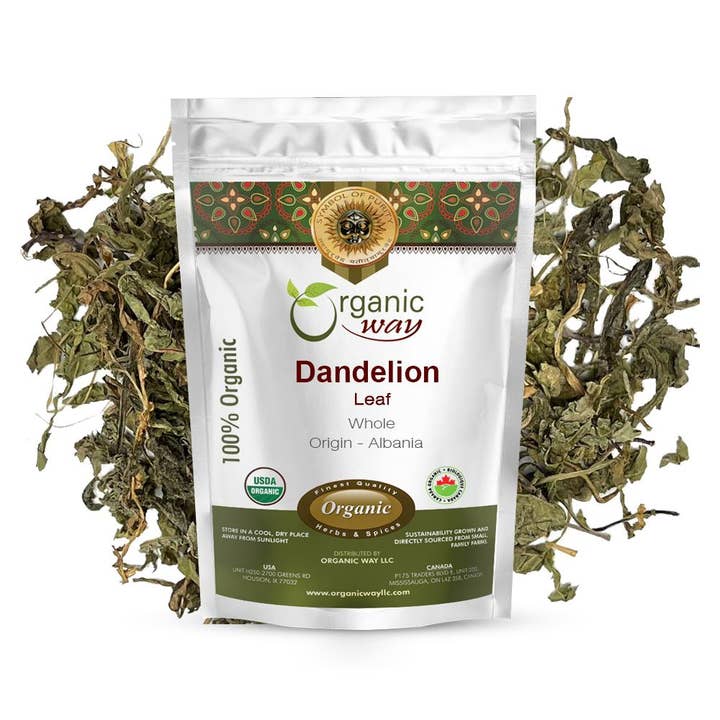Organic Way LLC - Wholesale Loose Tea - Organic Dandelion Leaf Dried (Whole)