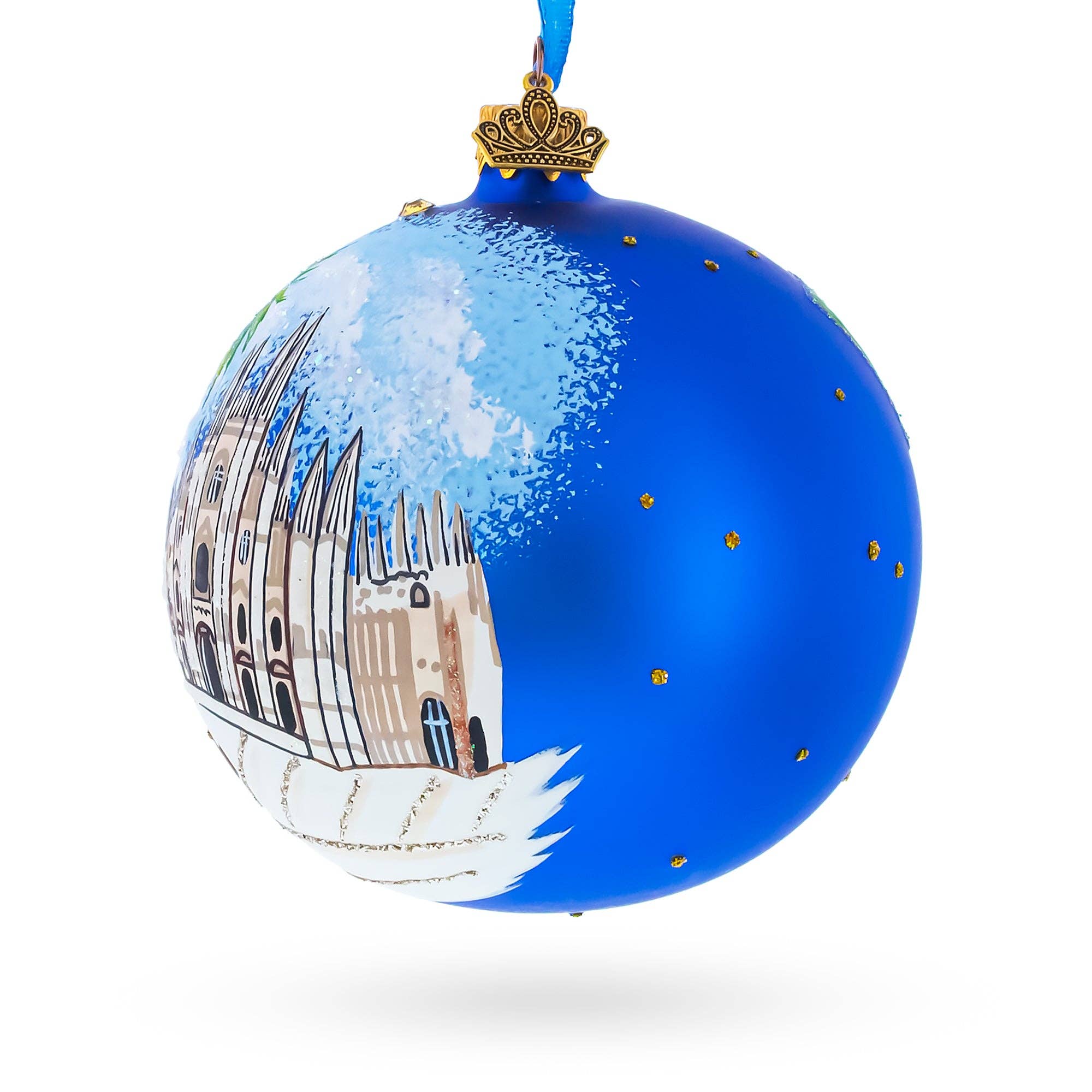 BestPysanky - Wholesale Ornament - Duomo di Milano, Milan, Italy Glass Ball Christmas Ornament 4 Inches3