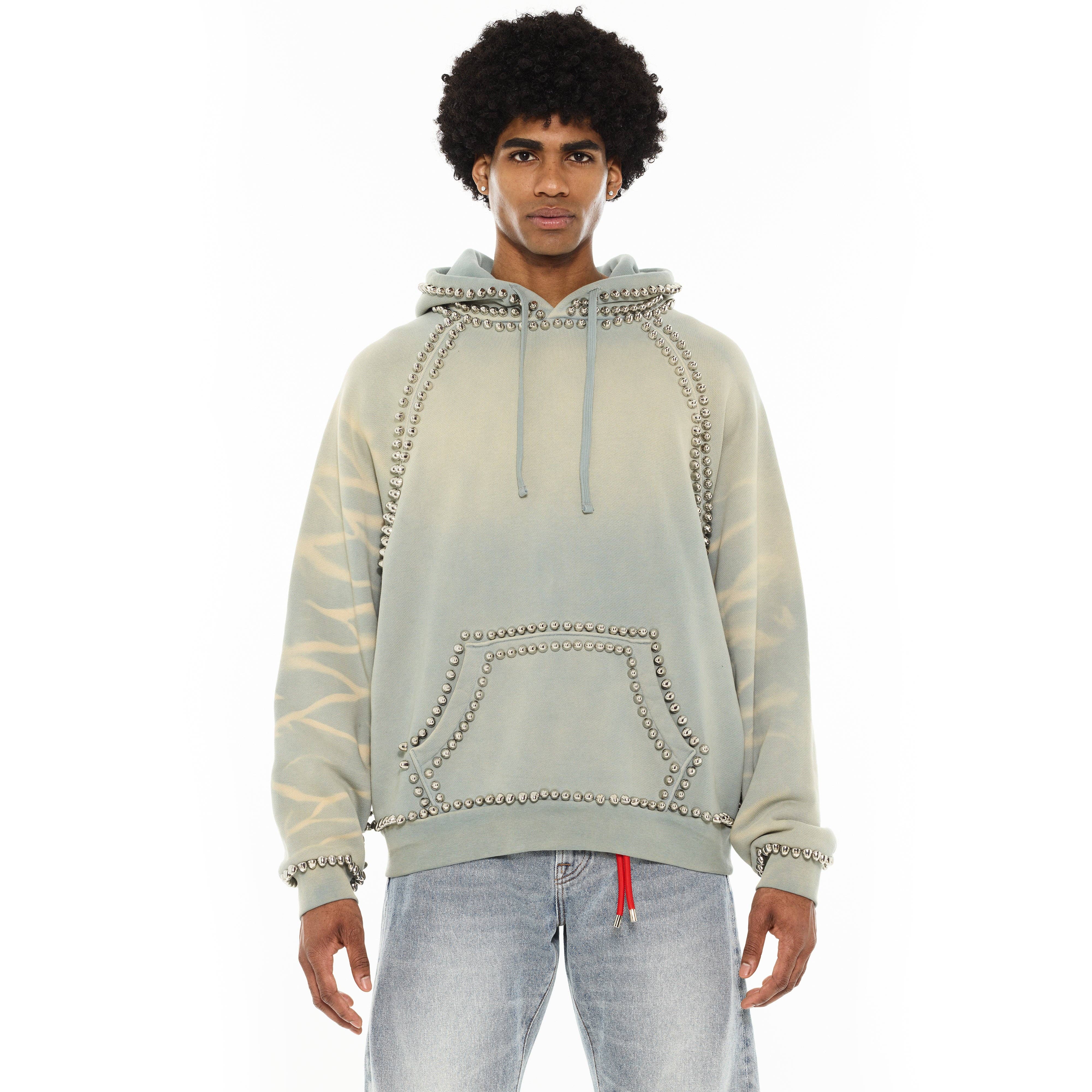 BLUE Cult's Pullover Novelty Hoody in Smog for wholesale on Faire1