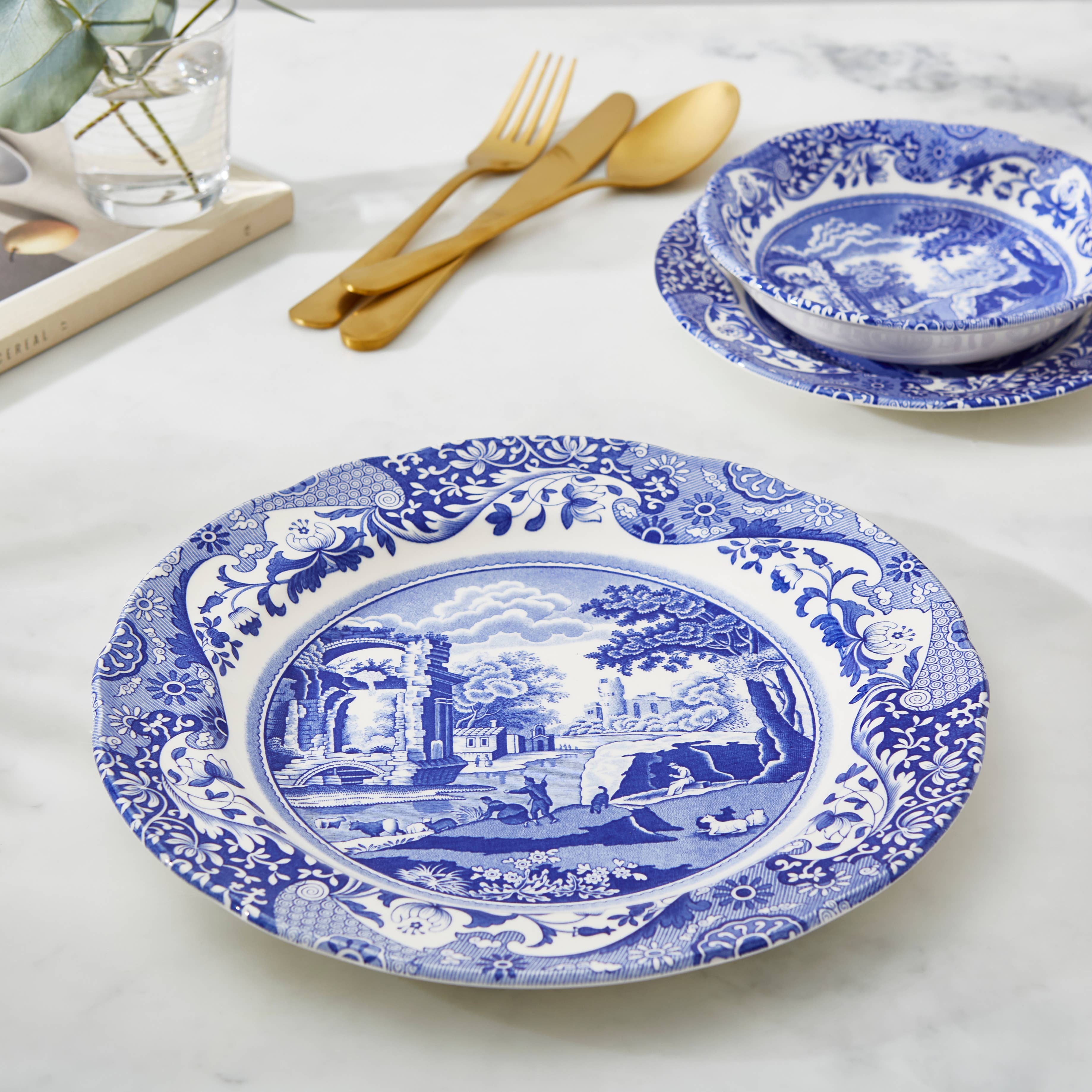 Portmeirion, Spode, Pimpernel, Nacthmann, Wrendale Designs - Wholesale Dinner Plate - Spode Blue Italian Dinner Plate2