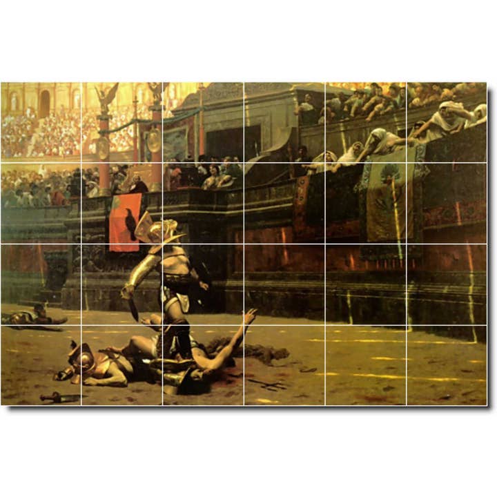 Keramische sportmuurschildering PT03457 voor wholesale door Picture-Tiles.com