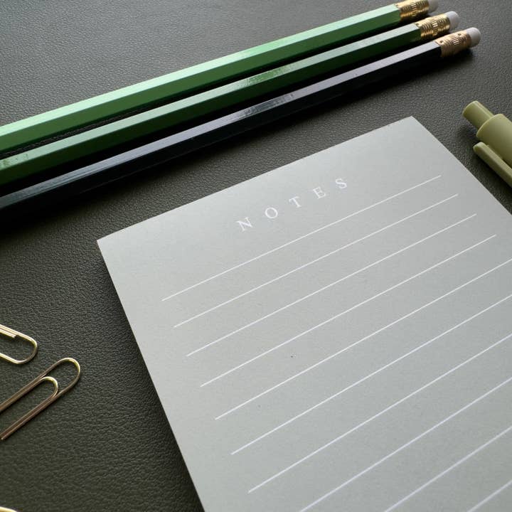 Black Swallow Studio - Wholesale Notepad - Lined Minimalist Notepad 8