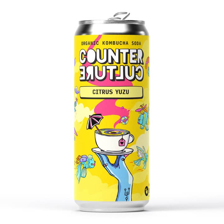 Counter Culture Drinks – Großhandel Kombucha – Counter Culture - Zitrus Yuzu Bio-Kombucha Limonade 330ml
