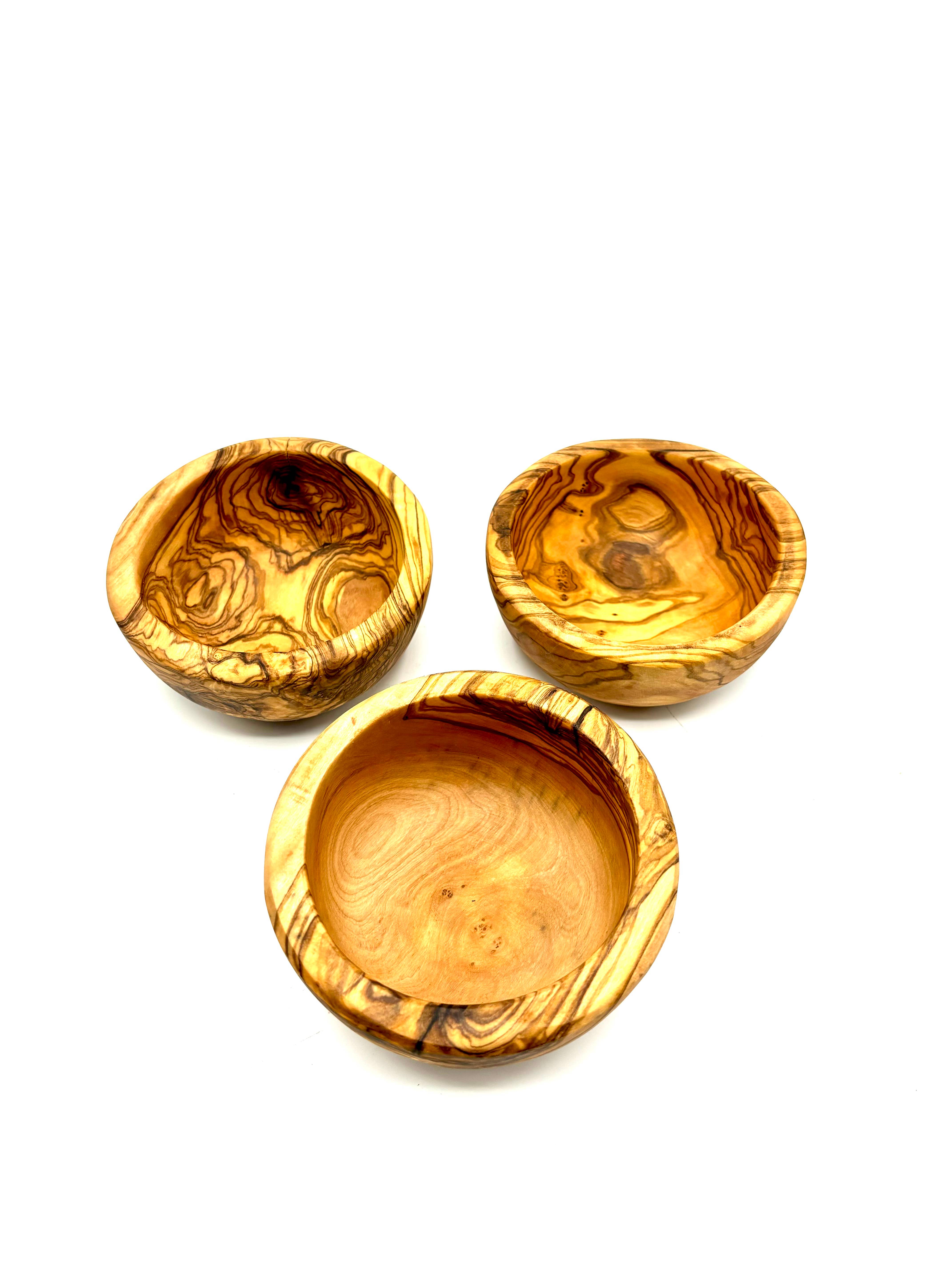 olivenholz-erleben - Wholesale Serve Bowl - Tapas bowl round Ø 10 cm olive wood4