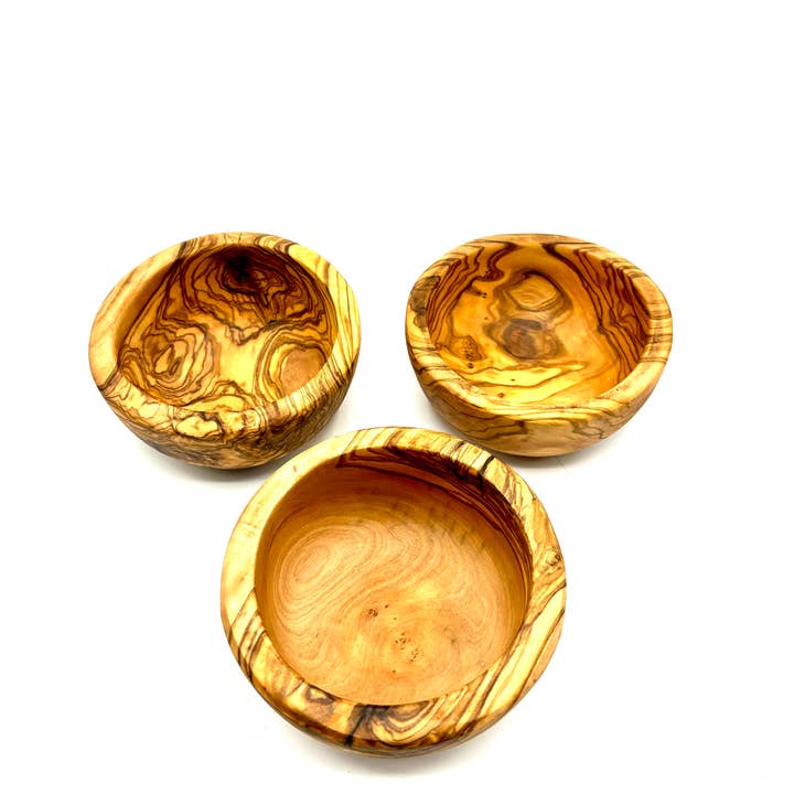 olivenholz-erleben - Wholesale Serve Bowl - Tapas bowl round Ø 10 cm olive wood4