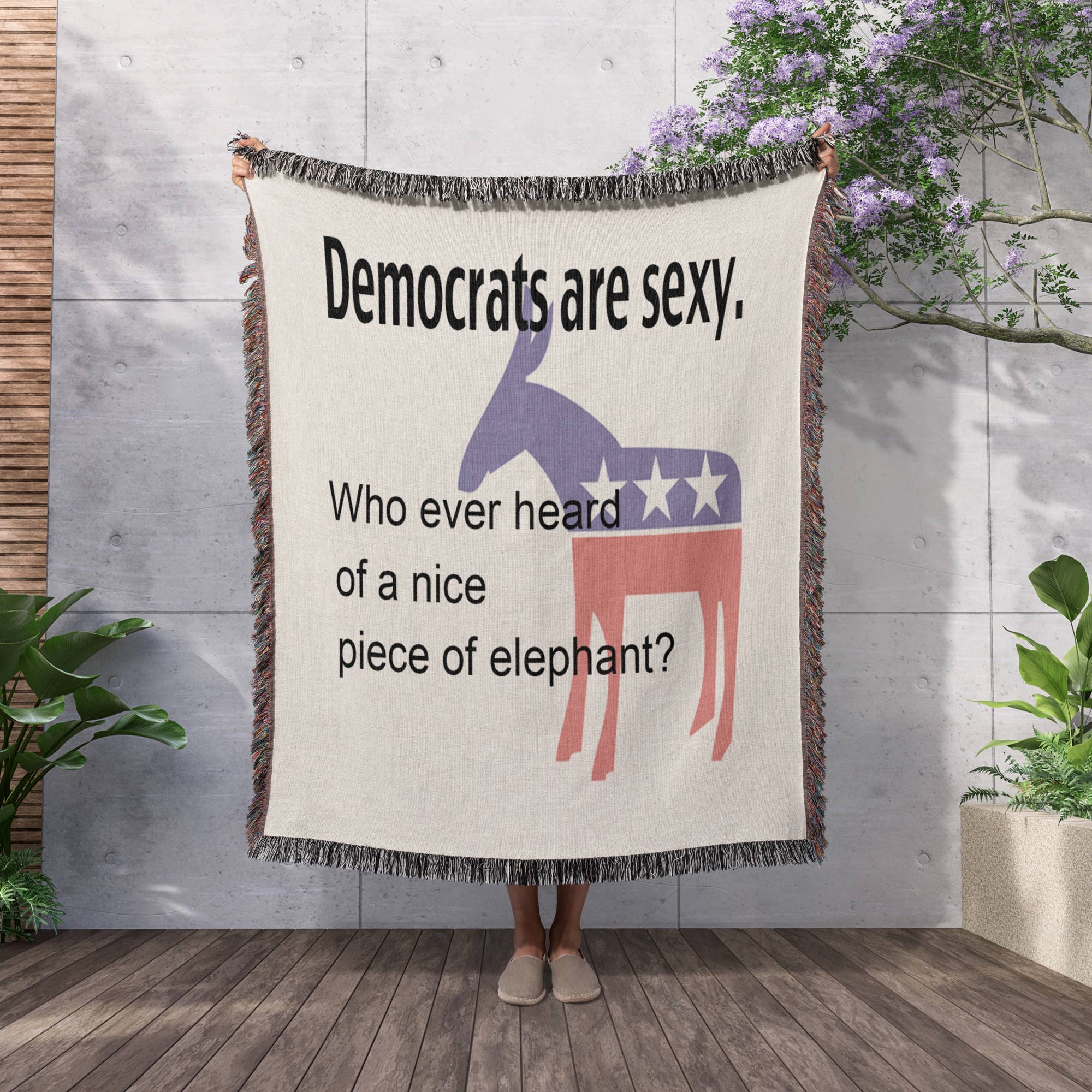 3dRose - Wholesale Throw Blanket - 3dRose, Democrats are sexy,,,, Blanket2