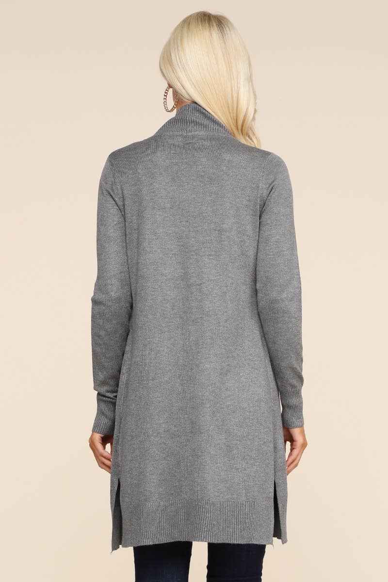 NINEXIS - Vente Cardigan – femme - AWOCAL311_CARDIGAN OUVERT À MANCHES LONGUES AVEC POCHES LATÉRALES14