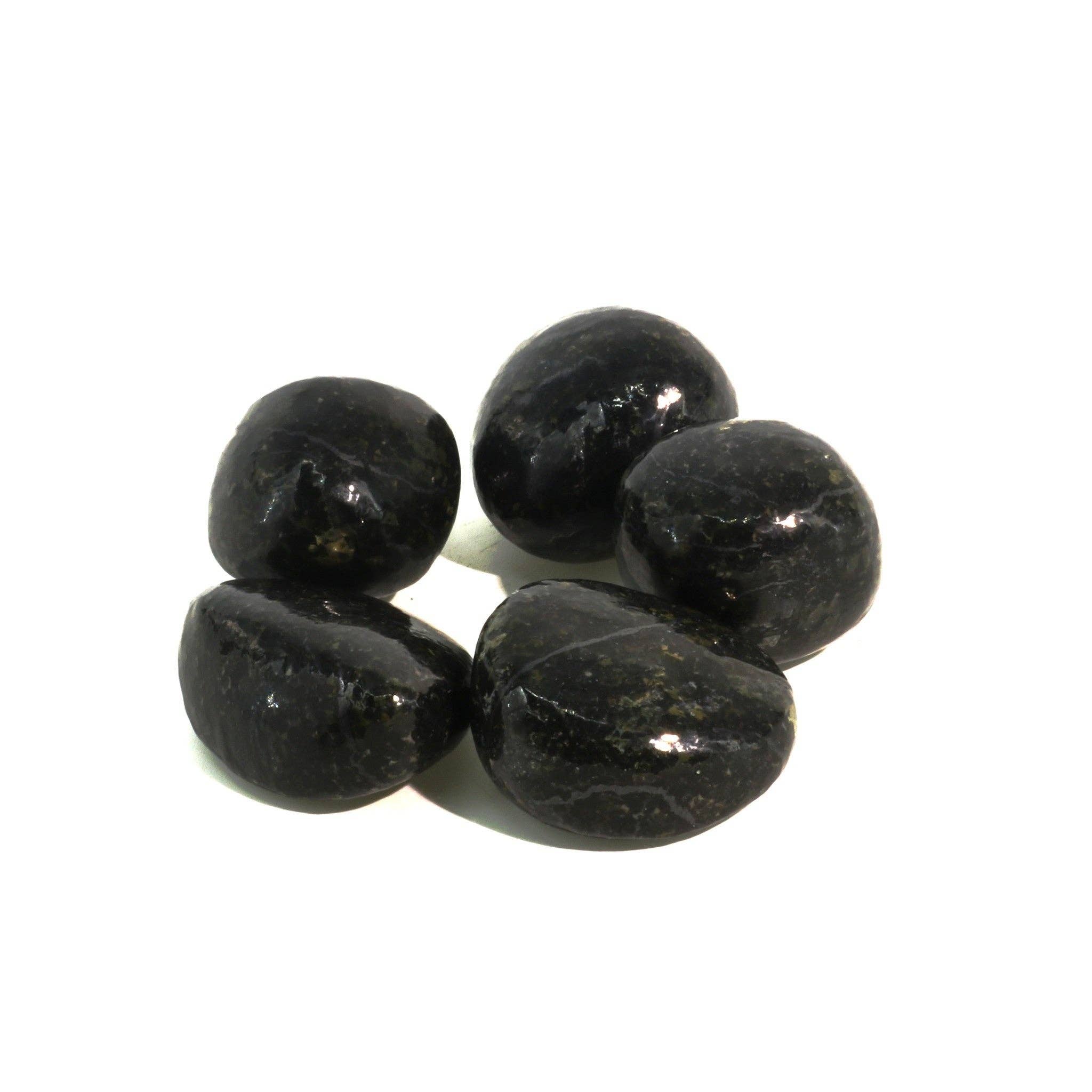 Stonebridge Imports - Wholesale Spiritual Stone/Crystal - Nuummite Tumbled Stones - India2