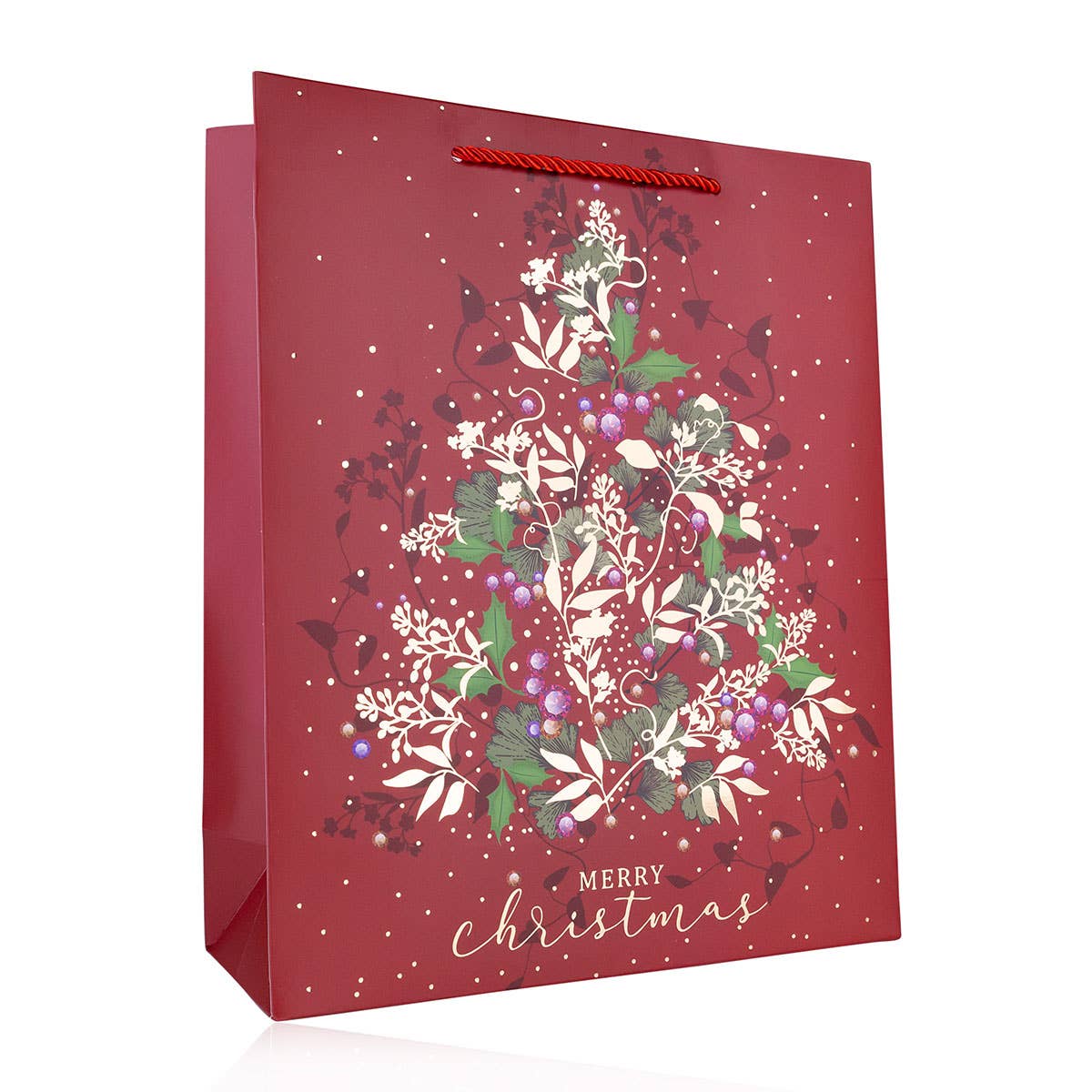 Accentra - Wholesale Gift Bag - Paper gift bag MERRY CHRISTMAS S classic2