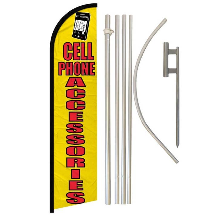 Flags Importer - Wholesale Flag - Cell Phone Accessories Windless Banner Flag Kit #2