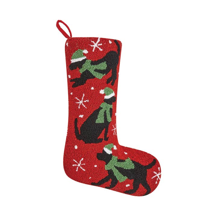 Peking Handicraft - Wholesale Holiday Stocking - Labrador Trio Hook Stocking