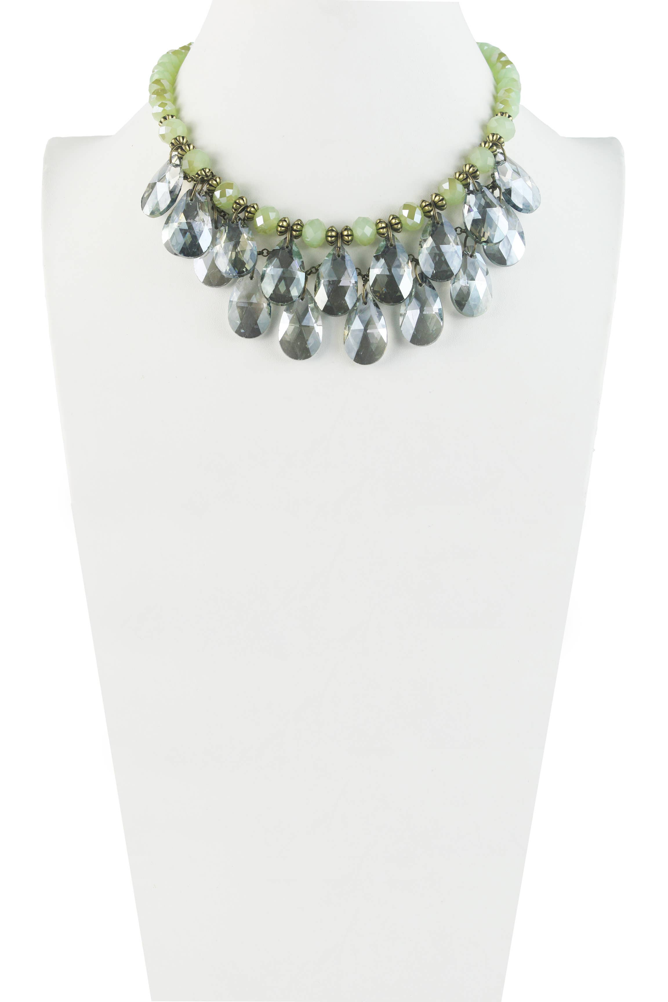 Ole - Venta al por mayor Gargantilla/collar - Gargantilla con forma de gota de agua de cristal para mujer1