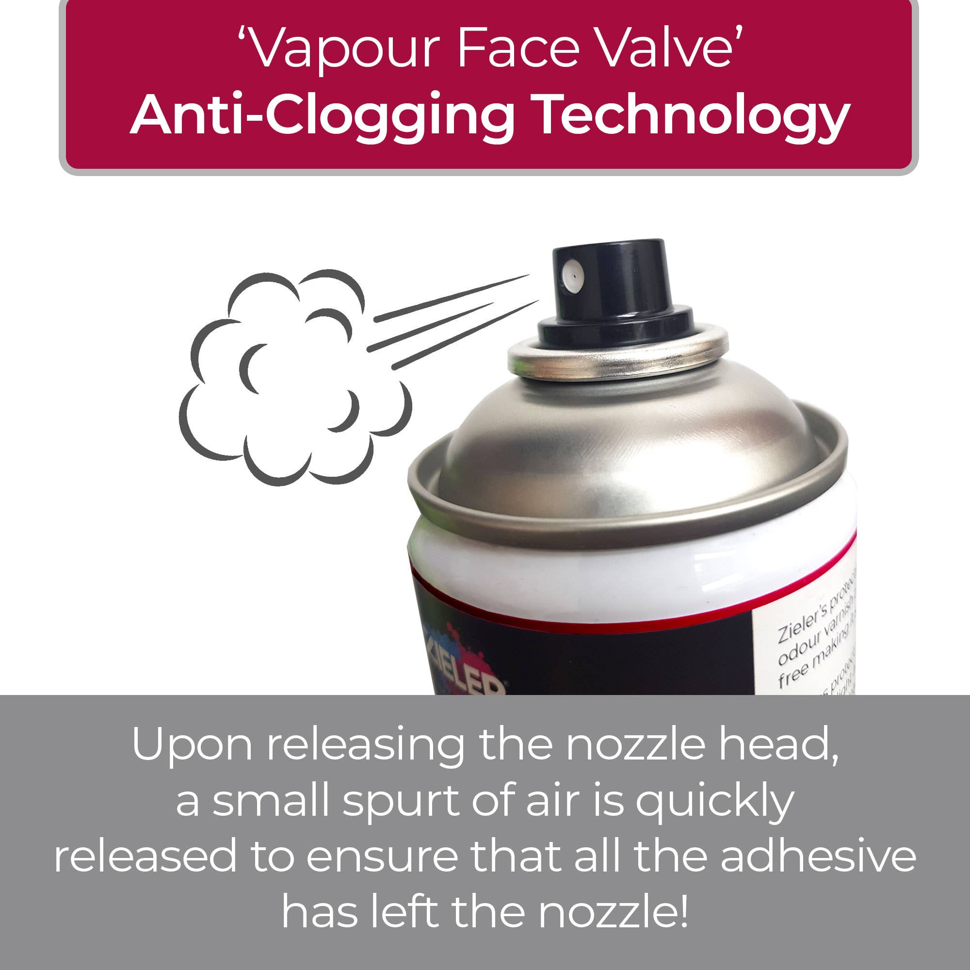 Zieler - Wholesale Craft Supplies - Repositionable Adhesive Mount 400ml - by Zieler (UK ONLY)5