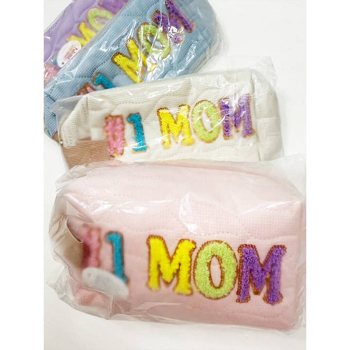 MIX COLOR LOVE MOM Soft Tone Light Weight Cosmetic Bag for wholesale on Faire11