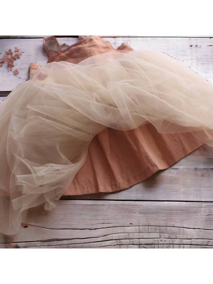 Annie & Charles - Wholesale Dress - Kids - Annie & Charles® organic linen tulle dress9