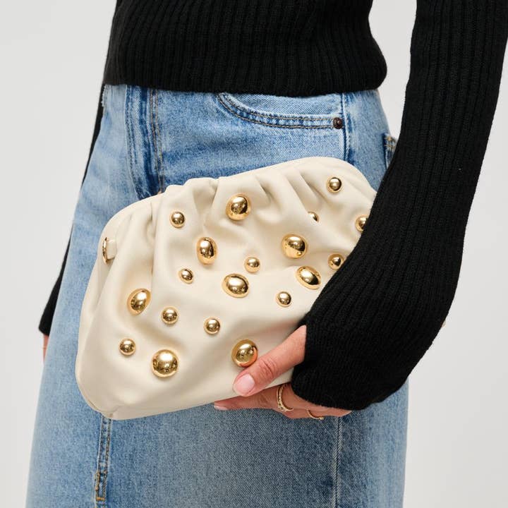 Urban Expressions - Wholesale Clutch Bag - Women's - Carey Studded Clutch