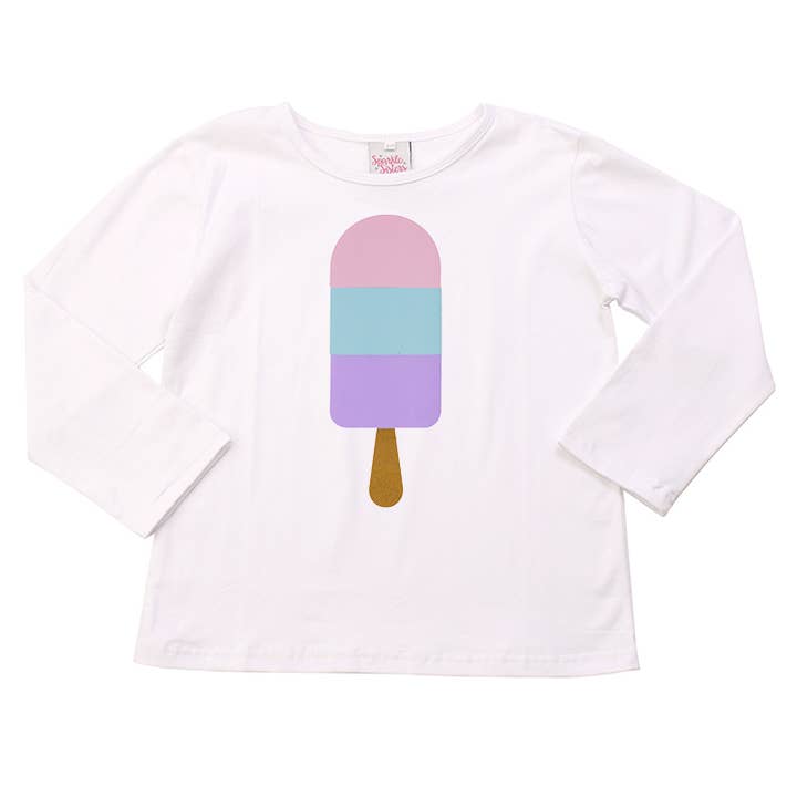 Sparkle Sisters by Couture Clips - Wholesale Screen-printed t-shirt – Kids - Popsicle Long Sleeve Shirt