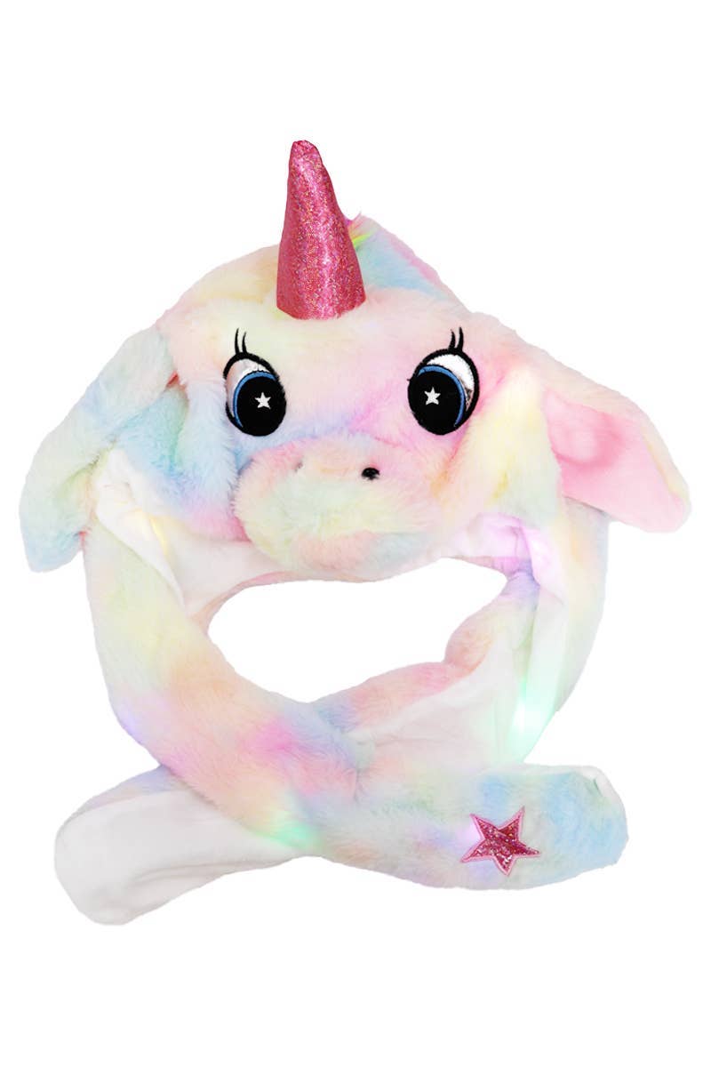 ASSORTED Unicorn Fluffy Fur Led Light-up Ear Moving Hat for wholesale on Faire6