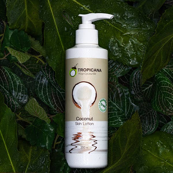 Tropicana EU – Großhandel Körperpflegecreme/Bodylotion – Tropicana Hautlotion mit Bio-Kokosöl 200 ml1