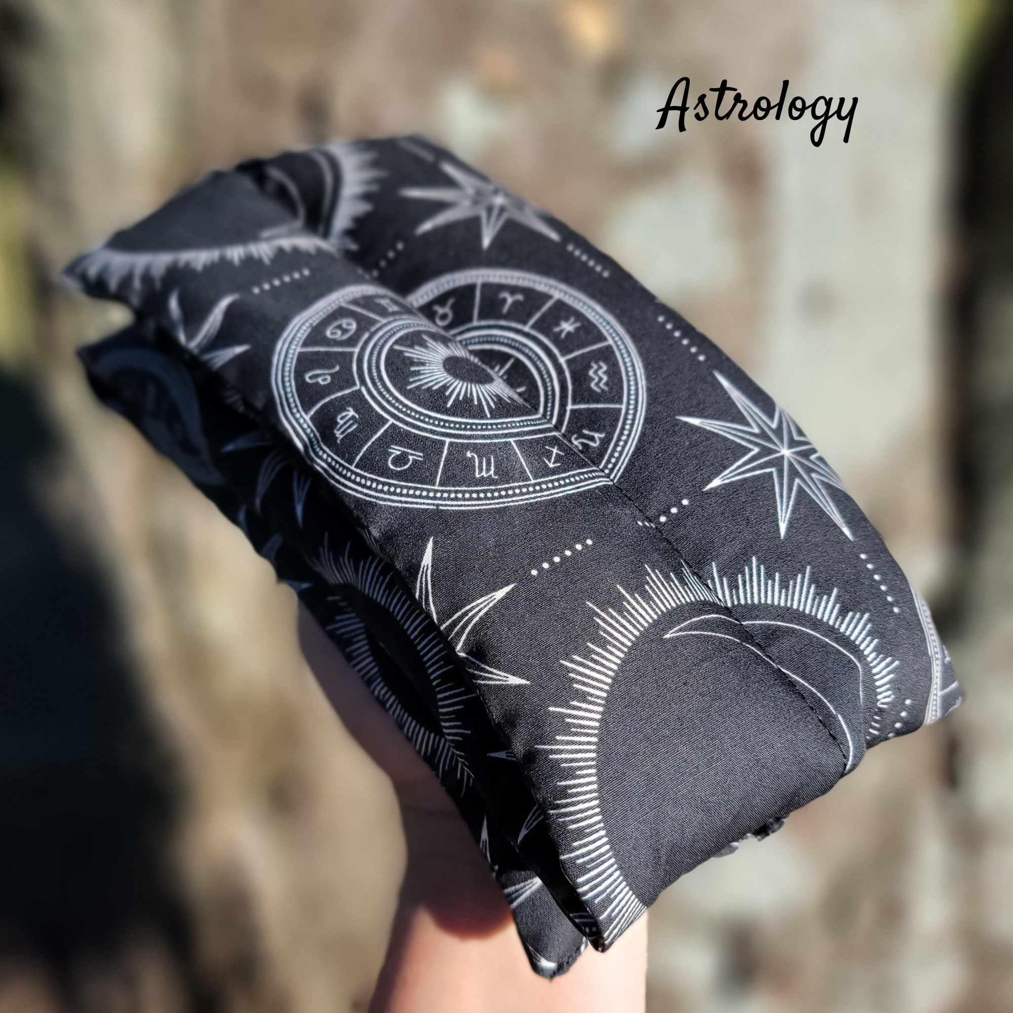 Calm Your Vibes – wholesale Hot/cold compress – Aromatherapy Hot/Cold Weighted Neck Wraps - Moon & Sky 3