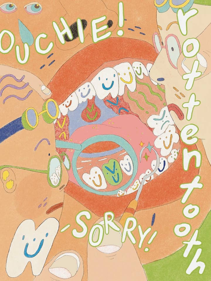 Ouchie! for wholesale by Liv Garber Art