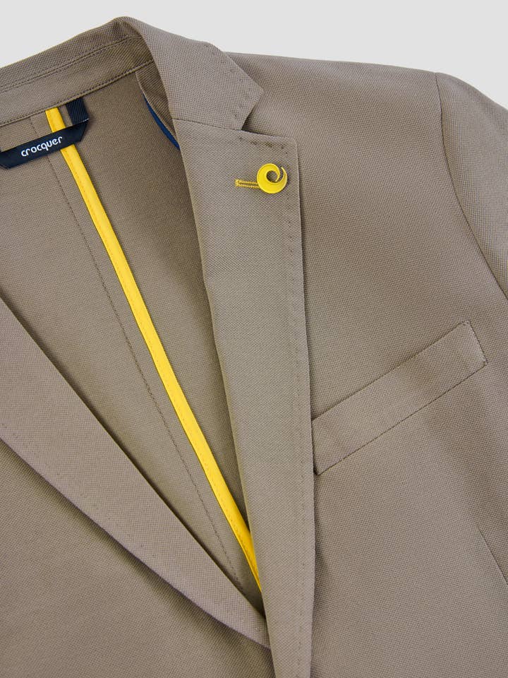 Pique Cotton Blazer för wholesale av CROCQUER