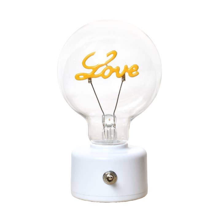 Lili love LED decoration with batteries D8 H13.2cm for wholesale by Opjet Paris