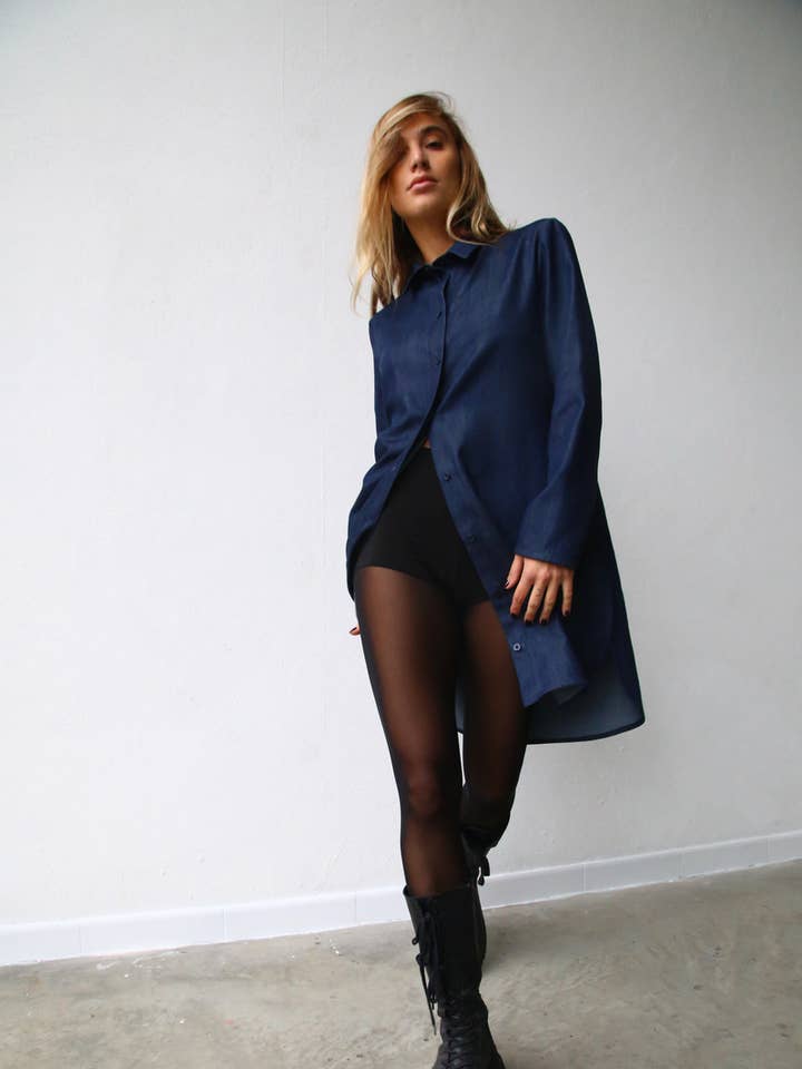 Leggings com insert de tule e culotte A4058 por atacado de Moqette