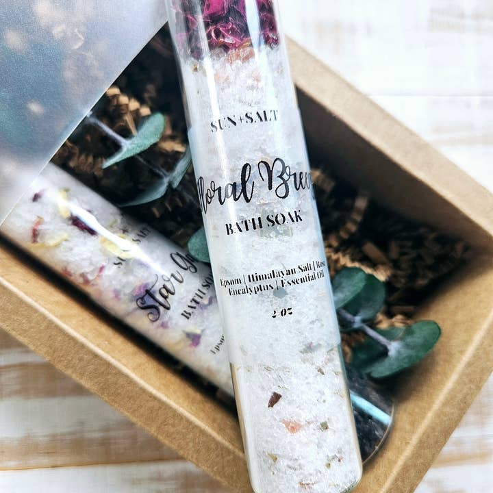 Lux&Lou - Wholesale Bath & Body Set - Bath Salt Gift Set - Bath Soak