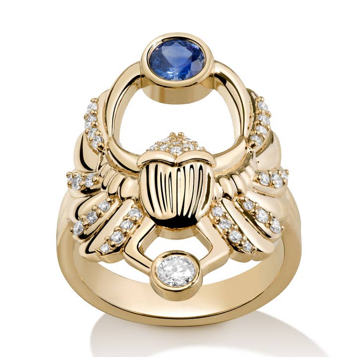 Khepri Scarab Ring for wholesale by Selin Kent