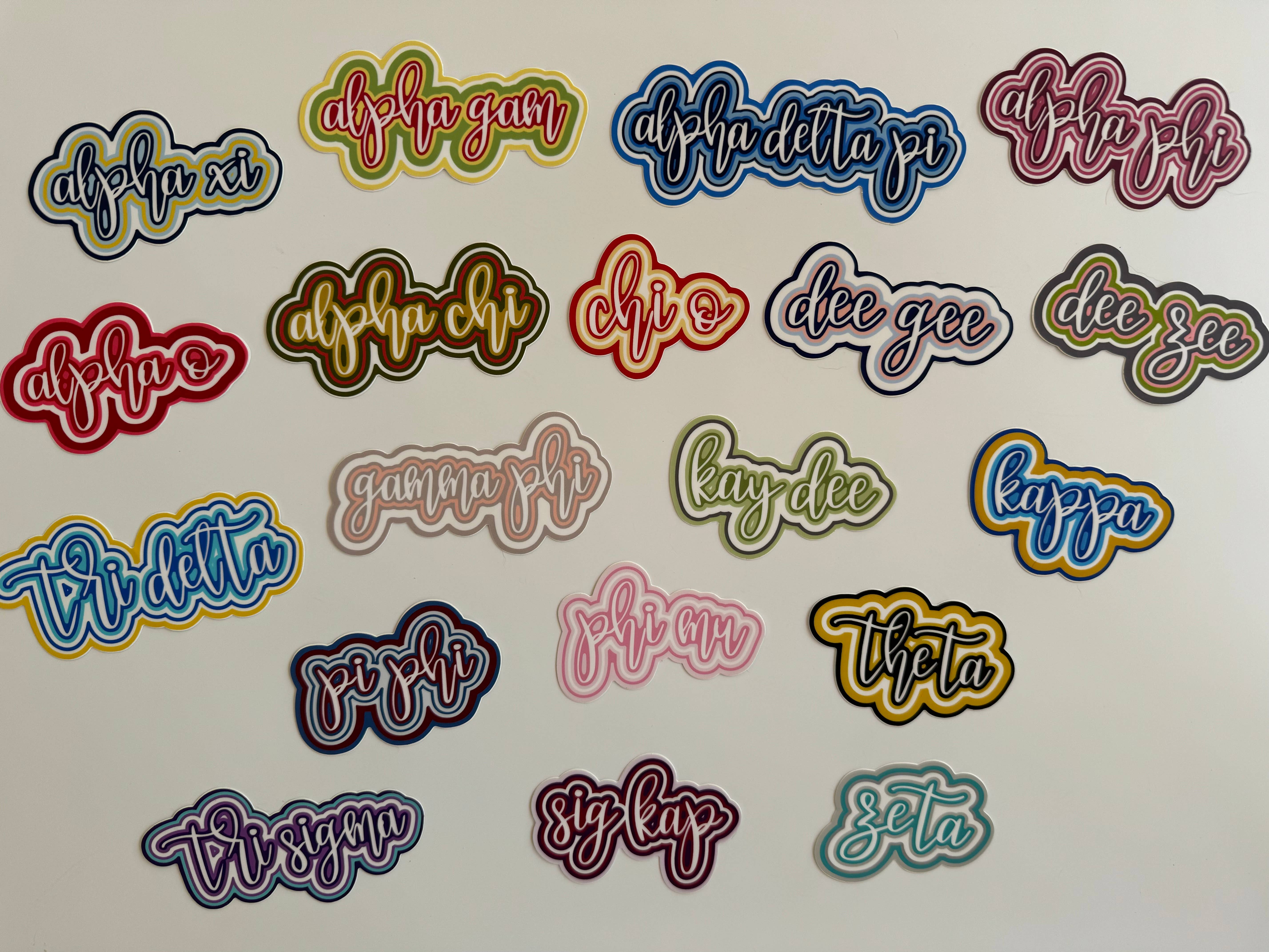 Buttongirl99 - Wholesale Sticker - Kappa Alpha Theta Sorority Decal4