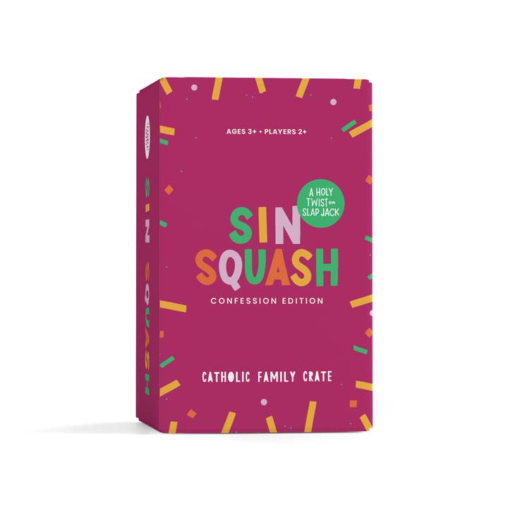 Catholic Family Crate® - Wholesale Card Game - Sin Squash: Confession Edition