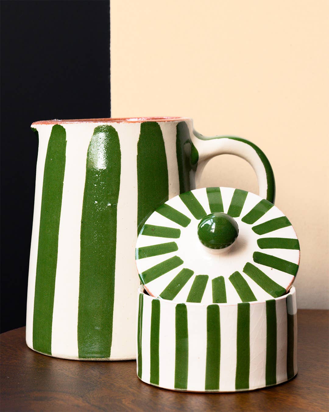 Pink Cactus & Co - Wholesale Jug - Stripe Jug0