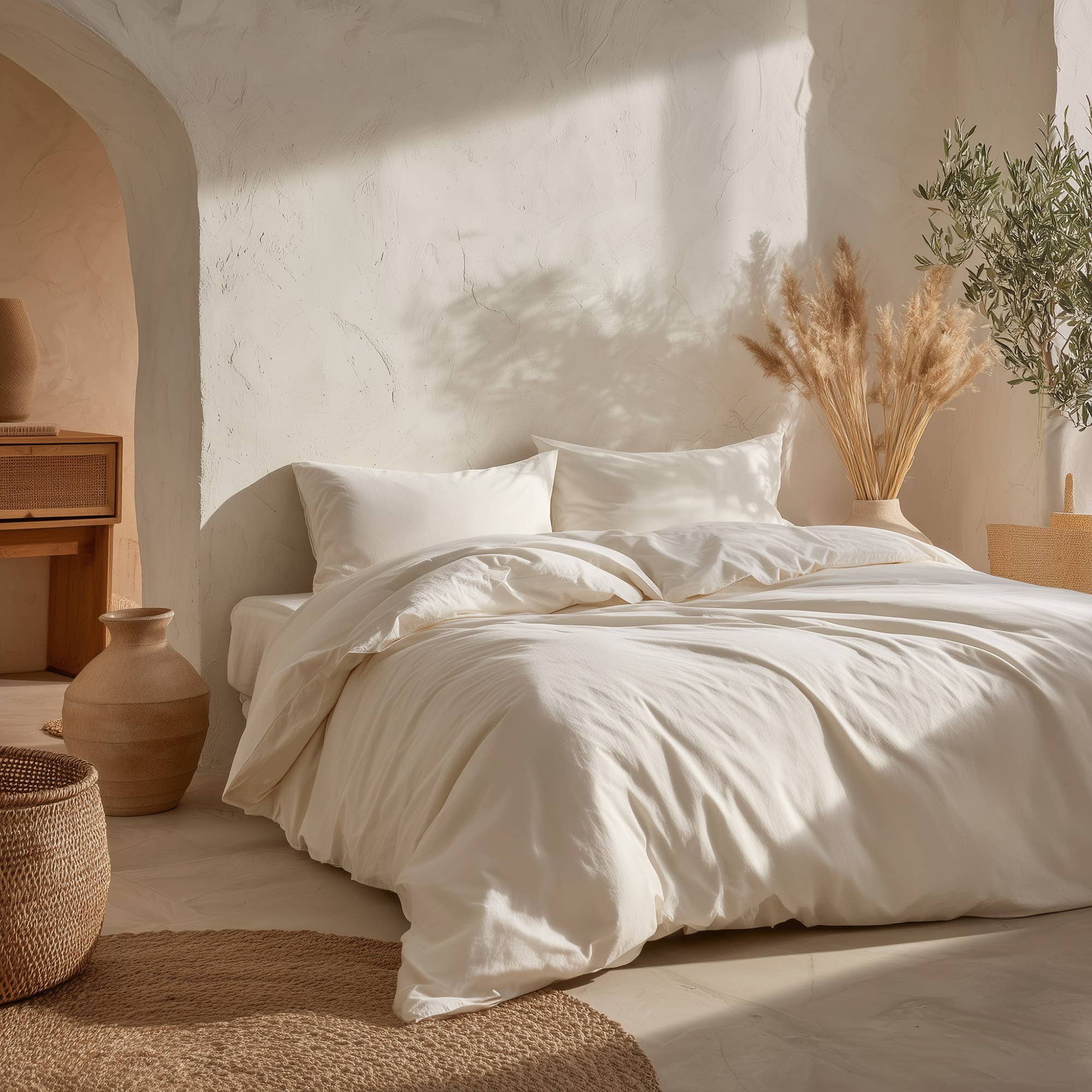 GAMUSI - Vente Housses de couette - Housse de couette 100 % coton, 144 fils, set 2/3 pièces7