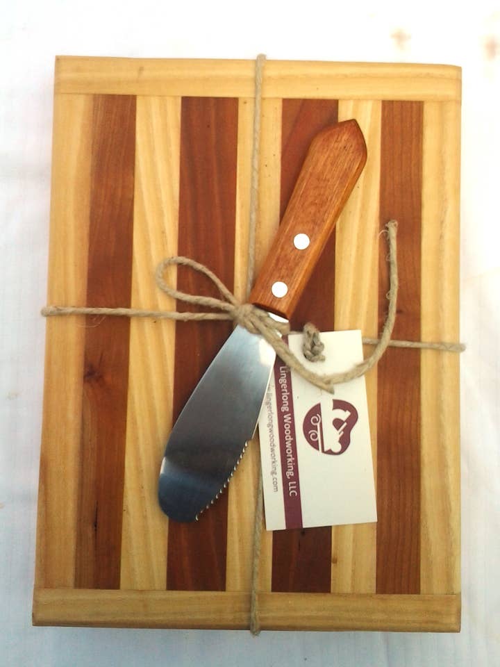 Tagliere per formaggi medio laminato per la vendita all'ingrosso da parte di Lingerlong Woodworking