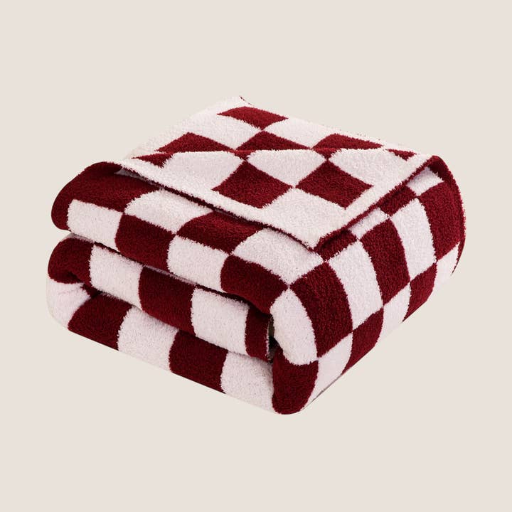 Couvertures à carreaux super douces 50x50 pour la vente par Ella Blue