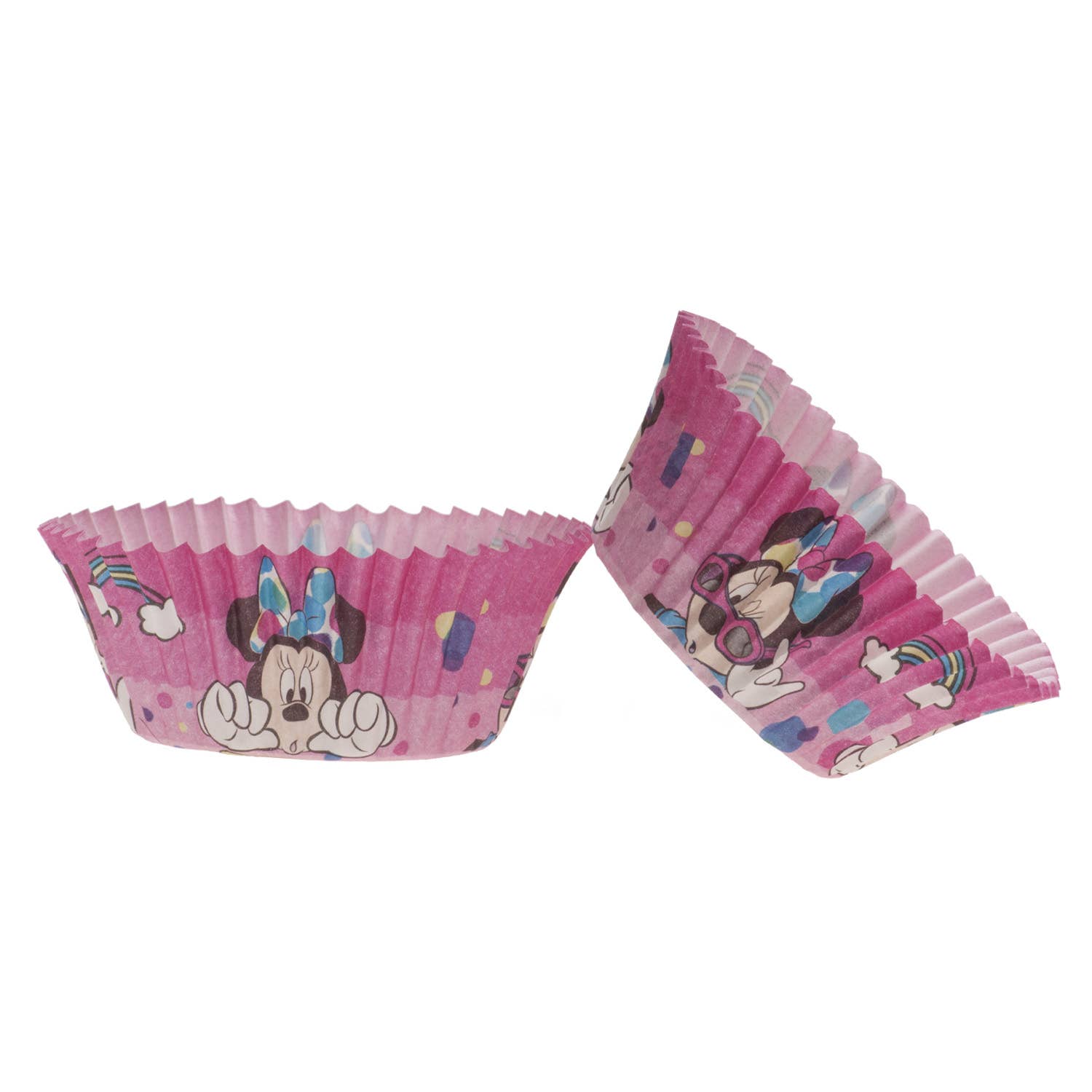 dekora - Wholesale Cupcake/Muffin Liner - BLISTER PACK OF 25 CUPCAKE MINNIE CAPSULES Ø 5CM H 3CM0