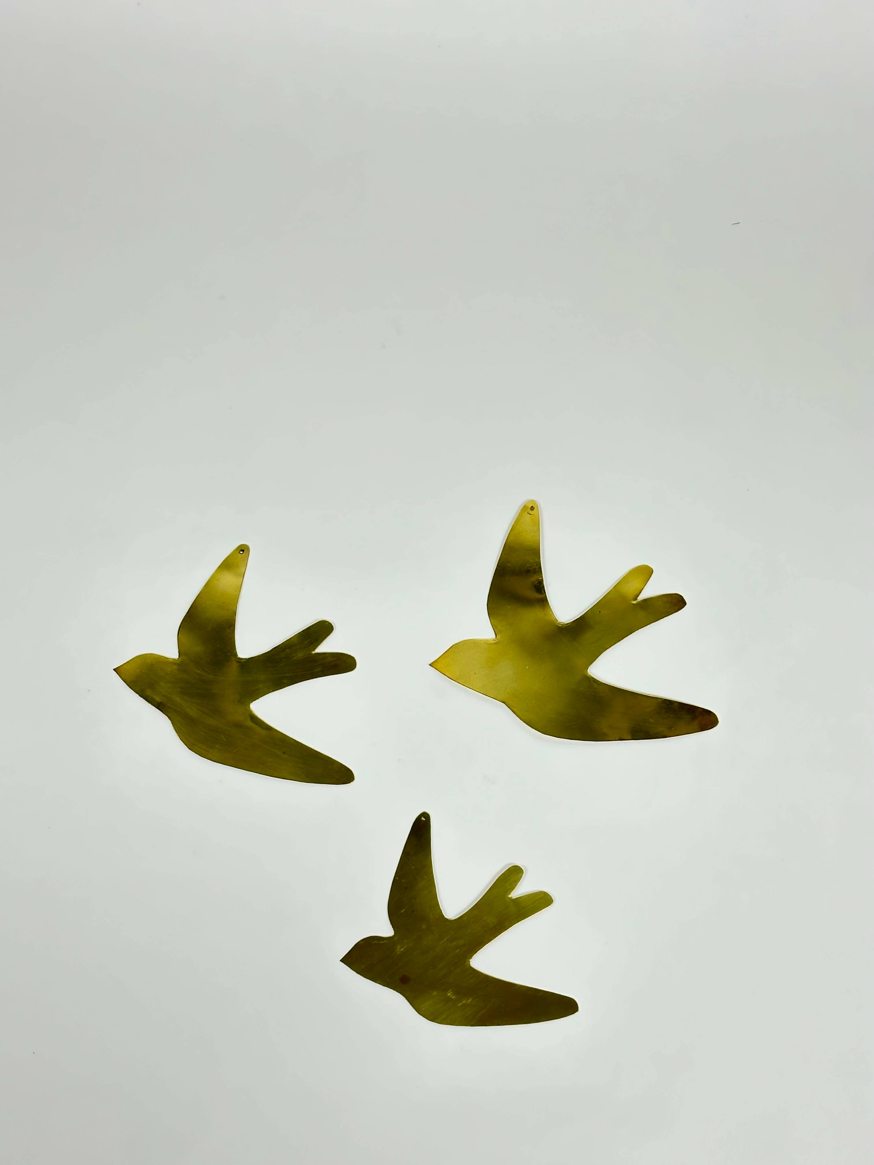 Mikwi - Wholesale Wall Accent - Swallow golden metal - MOROCCAN BRASS WALL DECORATION8