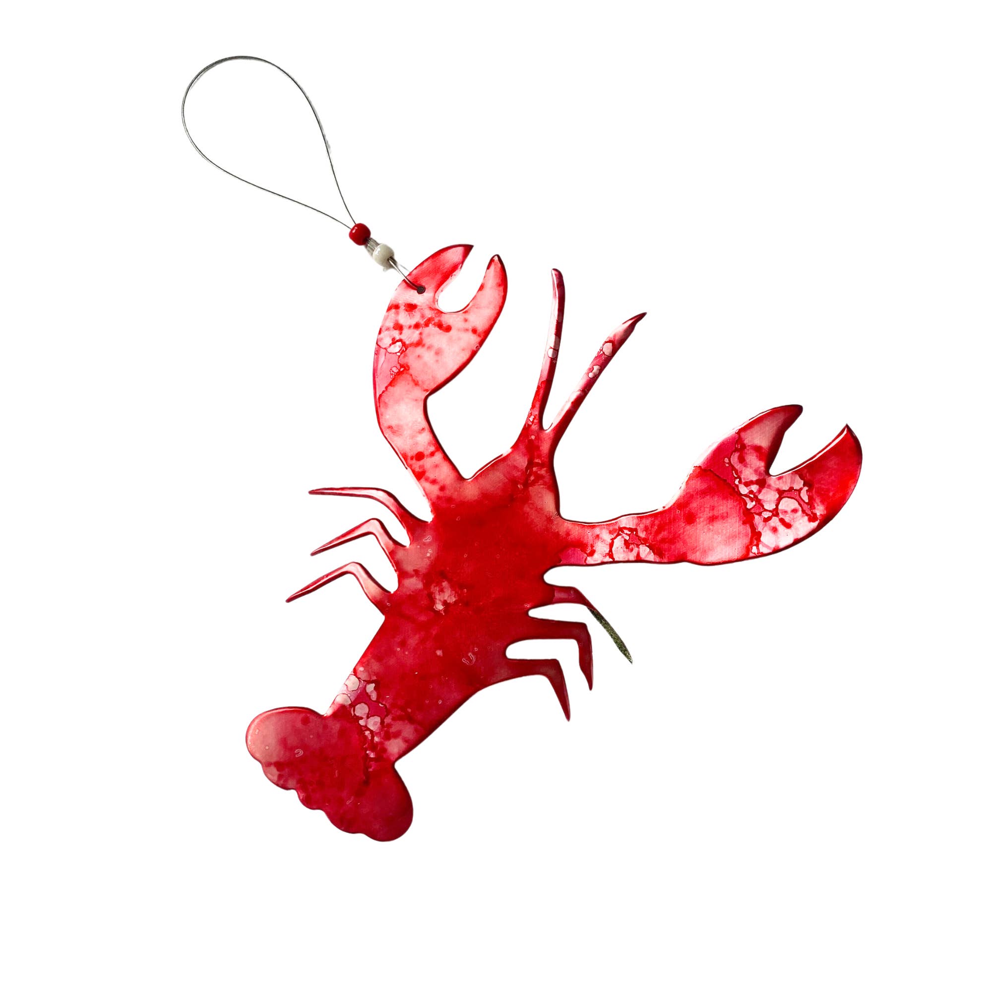 Seatree Studio - Wholesale Ornament - Lobster Ornament - Aluminum Can Ornament - Upcycled Ornament