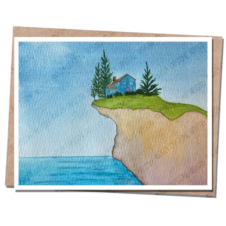 Capstone Artistry - Wholesale Everyday Greeting Card - Mountain Escape Greeting Card0