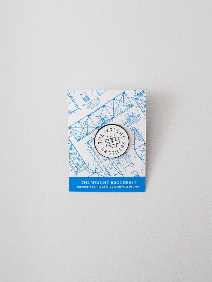 Wright Brothers Insignia-speld voor wholesale door Igloo Letterpress