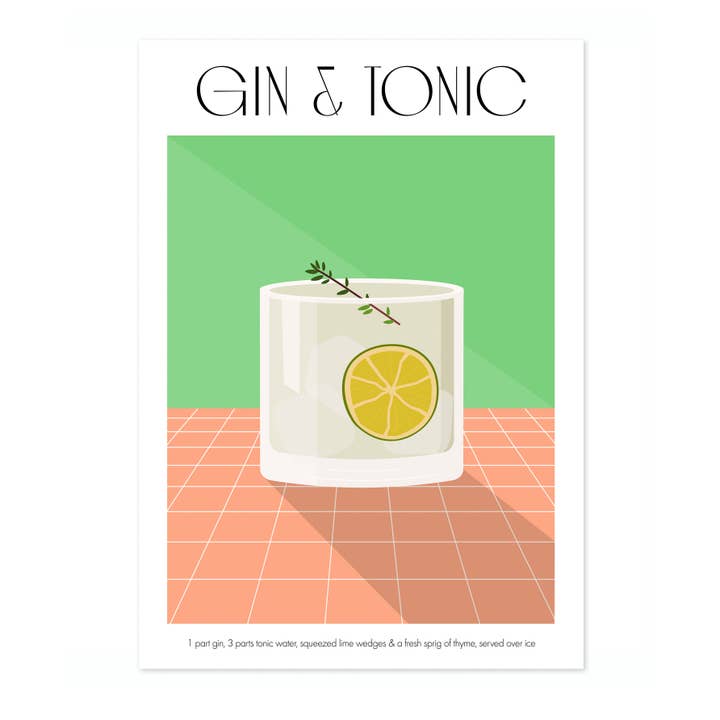 Animato – wholesale Poster – Gin & Tonic